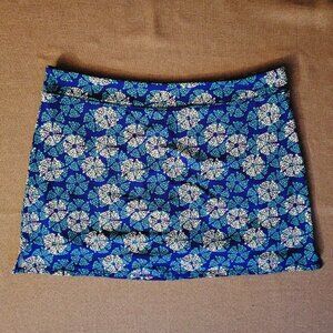 Tranquility Skort Skirt Women's XL Blue White Activewear Golf Tennis Stretch